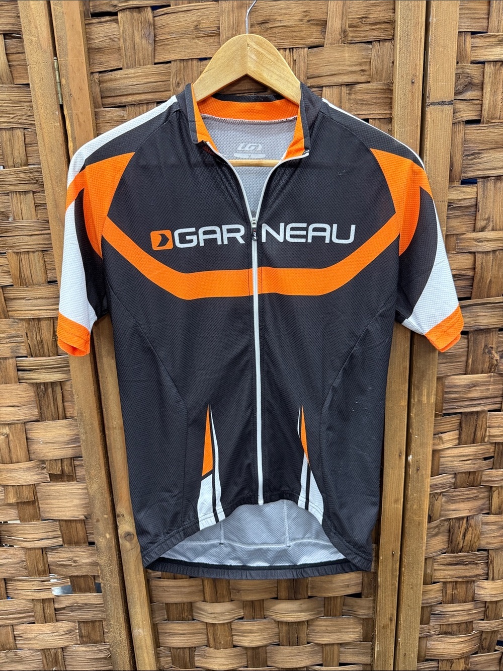 Garneau Men’s Black & Orange Cycling Jersey